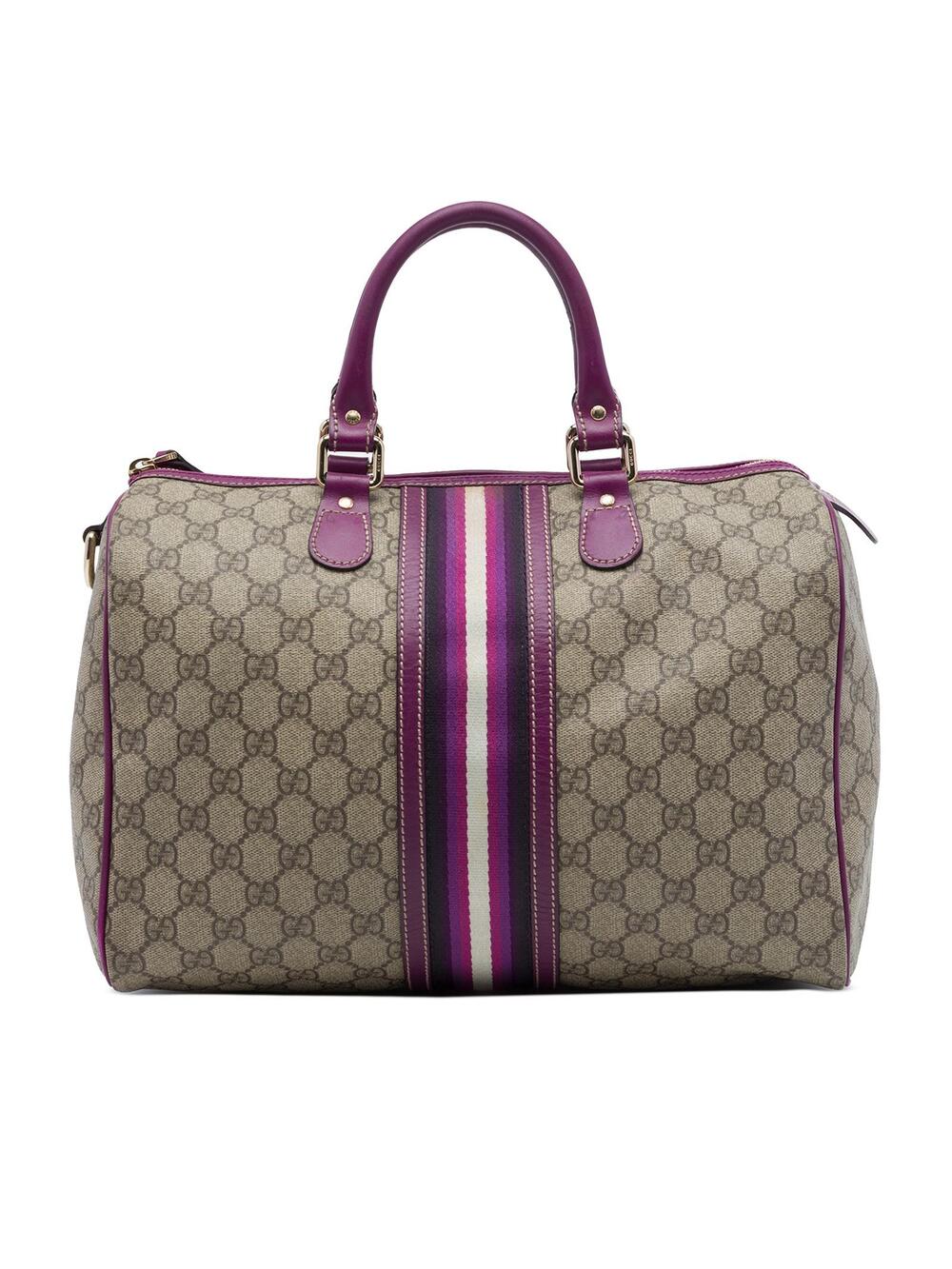 Gucci Medium Gg Supreme Joy Web Boston #362185G61B